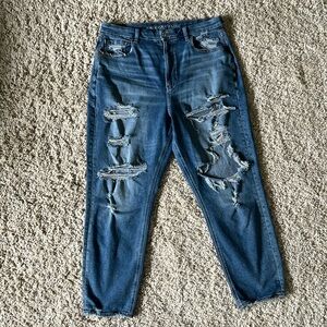 American Eagle Stretch Curvy Mom Jean Size 14